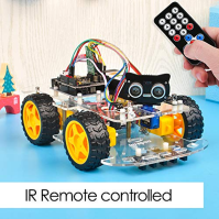 OSOYOO Robot Car Starter Kit V4.0 kompatibilní s Arduino IDE - Sada elektroniky s kamerou - Modul pro sledování čáry - Ultrazvuk